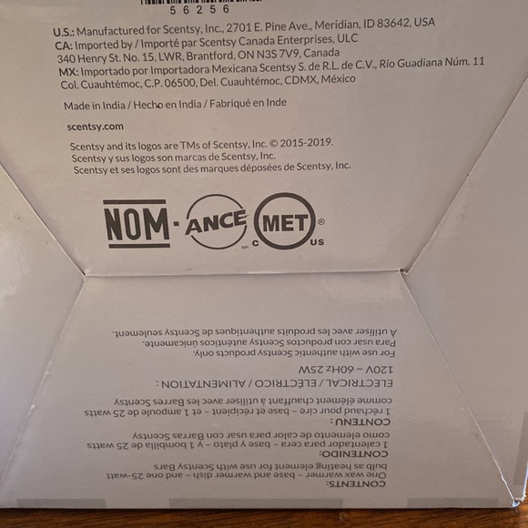 Scentsy Crystal Leaves warmer - Picture 7 of 7